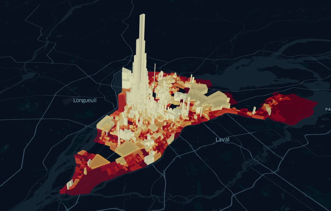 Revenus fonciers par km de rue